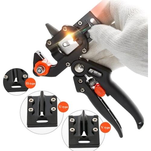 Manual Grafting Scissors Branch Pruning shears Fruit Tree Trimmer Replaceable Blade