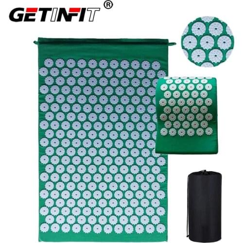 Getinfit ECO Lotus Acupressure Yoga Cushion Massage Pillow Set Relaxation Stress Relief Yoga Massager Cushion