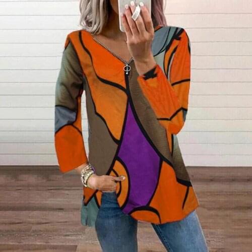 Printed Blouses Luckin yoyo China