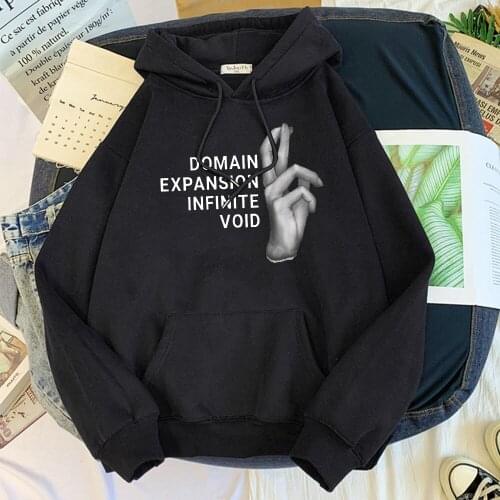 Japan Comics Mens Sweatshirts Gojo Satoru Prints Hoodies Male High Quality Streetwear Solid Color Comfortable Mens Sweatshirts