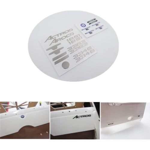 Rc Truck Tamiya Tractor Shell Decal Body Stickers Set For 1/14 Radio Control Remote Cars Mercedes Actros 1851 3363 3348 Diy Part