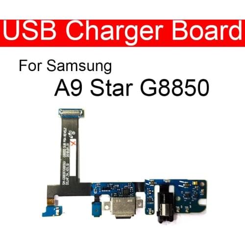 Charging USB Jack Port Board For Samsung Galaxy A9 Star SM-G8850 G8850 USB Charger Dock Connector Board Replacement Repair Parts