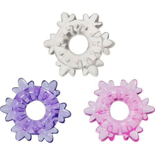 Silicone Penis Ring Sex Toys for Men Delay Ejaculation Erection Stretcher Extender Cock Ring Adult Erotic Toys