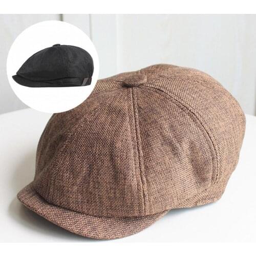 Western Style Fabulous Vintage Elastic Men Beret Decoration Men Beret Fade-less for Daily Wear
