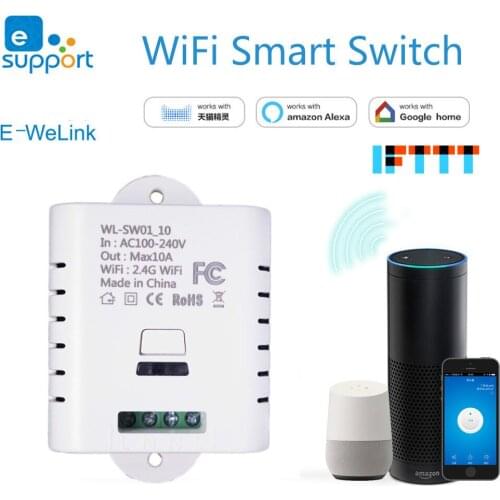 Intelligent switch WiFi lamp refit remote remote timing switch Alexa GoogleHome 10A /16Apower