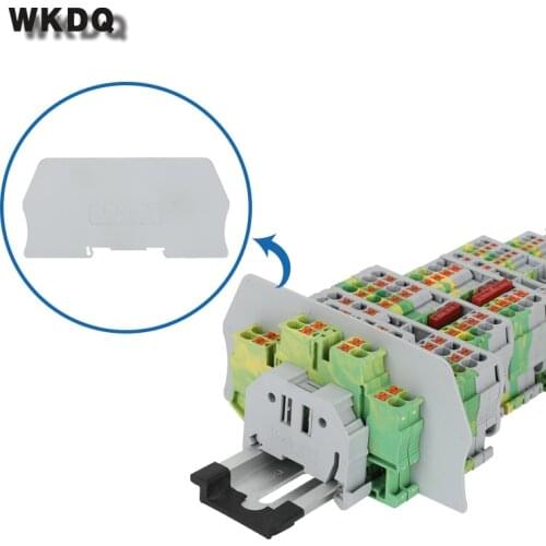 1Pc ATP-ST/PT Separation For PT/ST Series Push-In Spring Cage ATP ST PT Din Rail Terminal Block Accessories Partition Plate