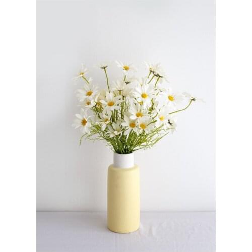1 PCS Little Daisy Artificial Flower Bouquet Family Garden Wedding Decoration Christmas Home Decor Garden Decoration Outdoor
