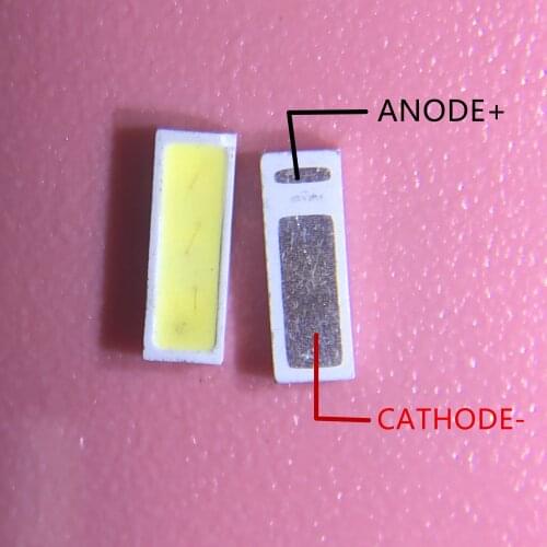 1000pcs 4020 LED Backlight High Power LED 1W 6V 4020 4014 Cool white 80LM For TV Application cool white