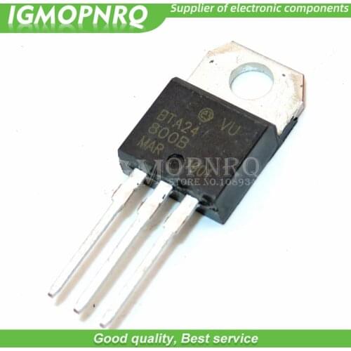 100PCS BTA24-800B TO-220 BTA24-800 TO220 BTA24