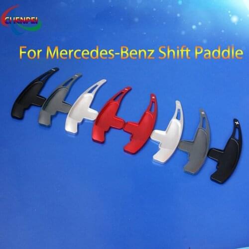 2pcs Car Steering Wheel Shift Paddle Extension Shifter For Mercedes-Benz CLA GLA CLS SL Class A G Class C Interior Accessories