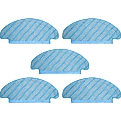 5 Pcs Vacuum Cleaner Mop Cleaning Cloths for Ecovacs Deebot T8 Vacuum Cleaner Accessories Replacement Cloth Parts