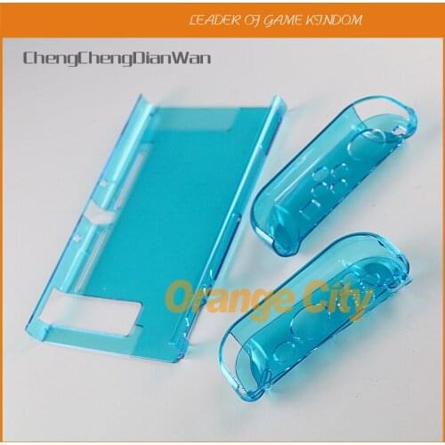 50sets/lot by DHL Anti-Scratch Transparent Clear Hard Back Case for Nintend Switch NS Console Crystal Shell Cover for NS Switch