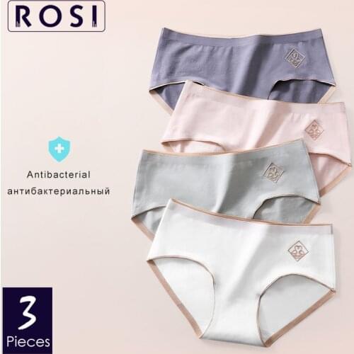 50S Cotton Briefs Seamless Womens Girls Panties Sexy Lingerie Soft Comfort Female Underwear Ladies Tanga Underpants 3 Pcs/lot