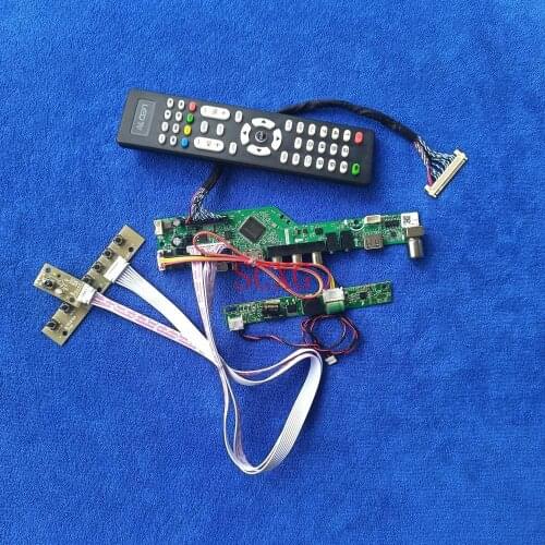 Analog 30-Pin LVDS AV VGA USB HDMI-compatible KIT LCD LED Monitor controller board 1280*1024 For M170EGE/M170ETN01.1/MT170EN01