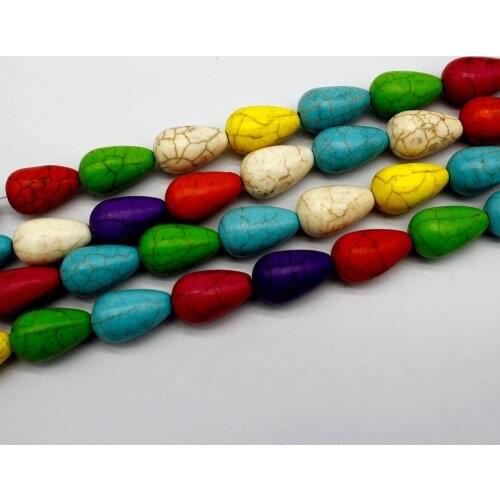 Turquoises Beads Howlite Multi Color Heishi Rondelle Spacer Loose Beads