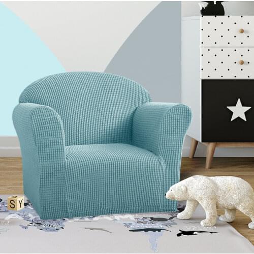 Stretch Kids Sofa Cover Jacquard Child Chair Cover Mini Size Sofa Slipcovers Children Toddlers 1 Seat Soft Armchair Couch Cover