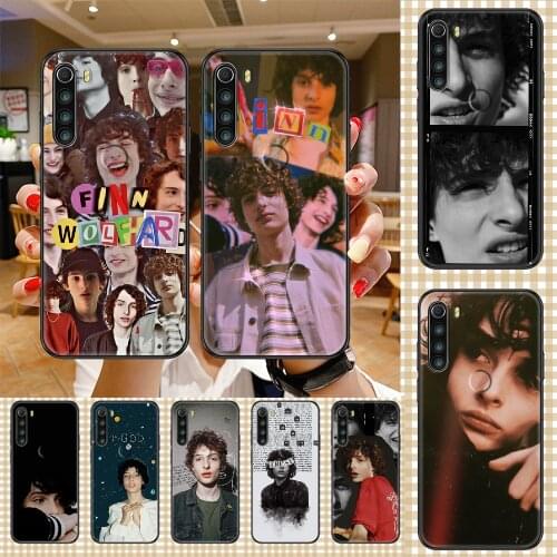 Stranger Things Finn Wolfhard Phone case For Xiaomi Redmi Note 7 7A 8 8T 9 9A 9S 10 K30 Pro Ultra black fashion Etui 3D funda