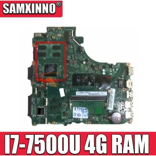 DA0LV6MB6F0 Motherboard for Lenovo E52-80 V310-14ISK V510-14IKB Laptop Motherboard W/ CPU I7-7500U 4G RAM 100% fully tested OK