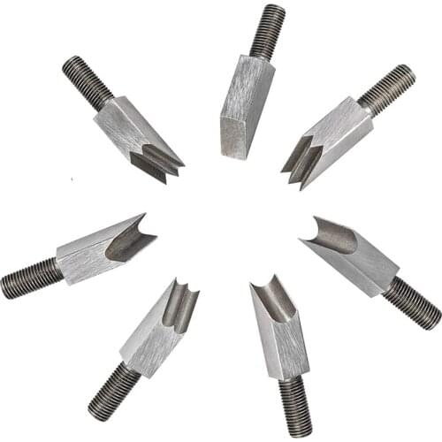 Wood Woodworking Edge Corner Plane Hand Planer Tool with 7 Types of Cutter Heads Woodworking Tools for Woodworkers