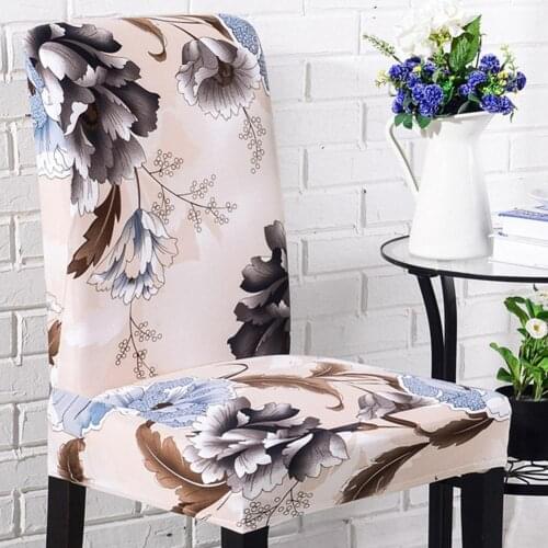 Stretch Elastic Dining Seat Chair Cover Restaurant Banquet Slipcover Home Decor Fashion Style Home Textile
