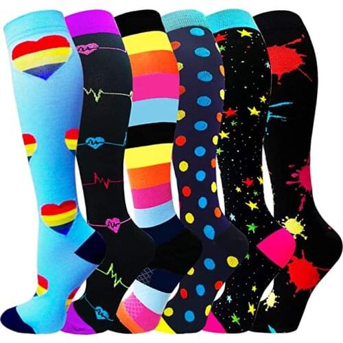 Elastic Outdoor Compression Stockings Women Breathable Nylon Fitness Sport Camping Soccer Stocking Protect Feet