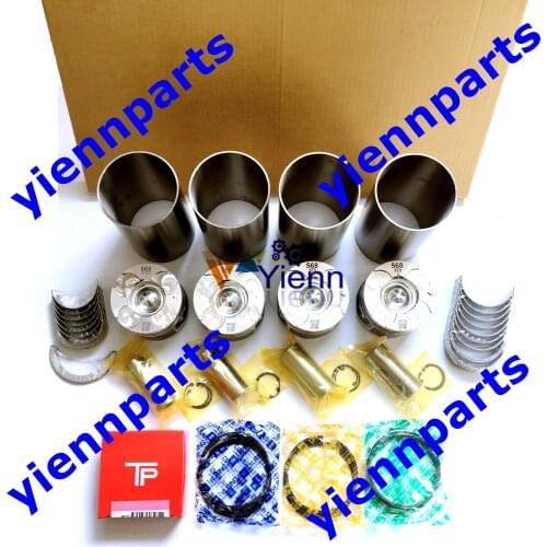 For Mitsubishi 4D56T-DI 4D56U Overhaul Rebuild Kit Full Gasket Kit Liner 1000A407 L200 16Valves Direct injection Engine Parts