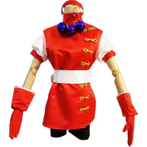 2020 The King of Fighters Athena Asamiya Red And White Cosplay Costume