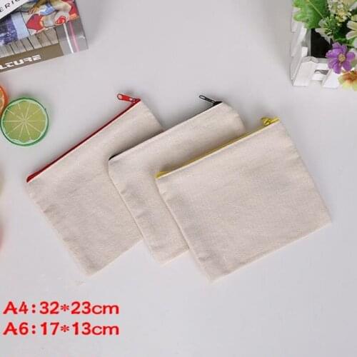 Cute Canvas Pencil Bag School Supplies Stationery Material Pencil Case A4 A6Girl Pencil Bag F20173443