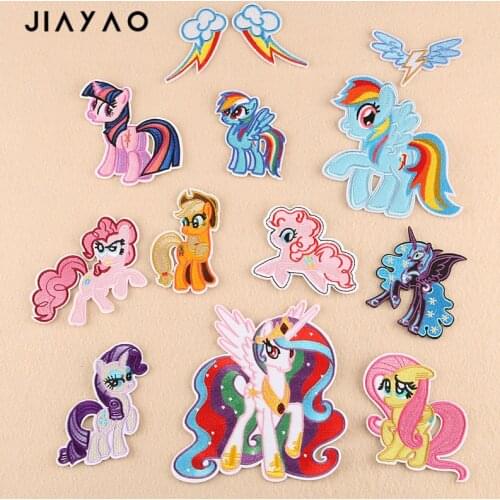 Cartoon embroidered sewing hot cloth patch patch animal clothes patch paste pony clothing accessories cloth stickers