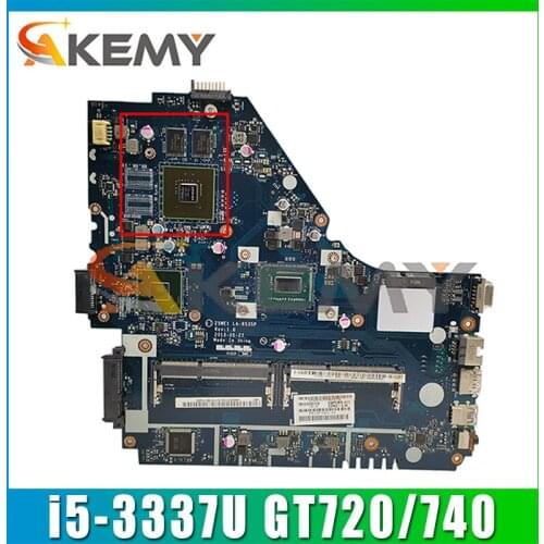 NBMEP11003 NB.MEP11.003 For ACER E1-530 E1-570 E1-570G Laptop Motherboard Z5WE1 LA-9535P With i5-3337U CPU GT720/740 GPU 100% OK
