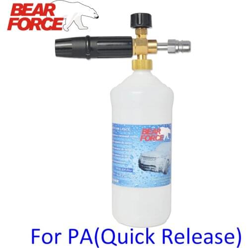High Pressure Washer Snow foam Lance Foam Nozzle Car Wash Foam Gun with PA Quick Connector