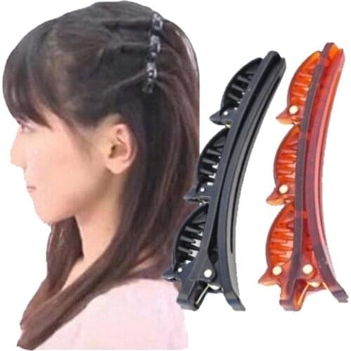Furling Girl 1PC New arrival Double Layer Magical Style Fringe Clip Women Hair Styler Tools 3pcs in one Hair Clips