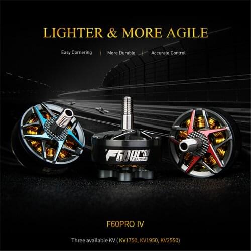T-Motor F60PRO Ⅳ 1950KV 2550KV Brushless Motor For 5inch FPV Racing Quadcopter Drone