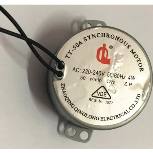 TY-50A barber shop turn lamp small motor, 4W hairdressing turn lamp dedicated synchronous motor mute motor