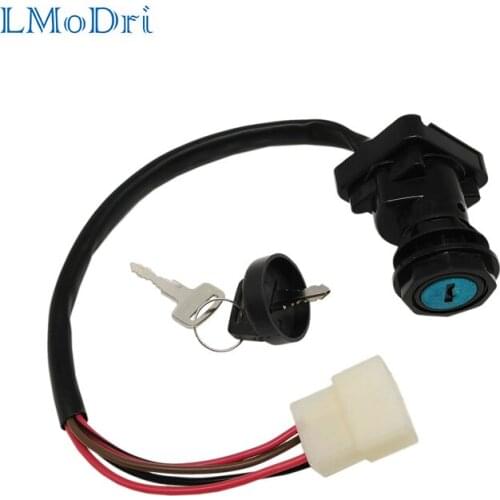 LMoDri Motorcycle Modification Parts Suitable for Yamaha YFZ450 YFZ450V 04-09 Electric Door Lock Ignition Switch Bike Scooter