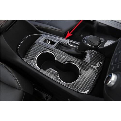 1pc Interior Gear Shift Box Cover Trim Panel Frame High Quality Car Styling Decorations fit for LHD Chevrolet Equinox 2017 2018