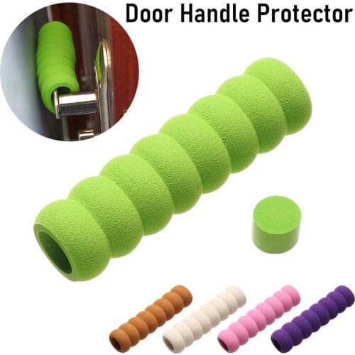 1pcs Rubber Crash Pad Door Handle Stopper Round EVA Door Knob Foam Dustproof Cover Protector Baby Safety Furniture Accessories