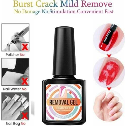 10 ML Nail Gel Remover UV Gel Polish Clean Degreaser Nail Art Accessory Removal Tool NN