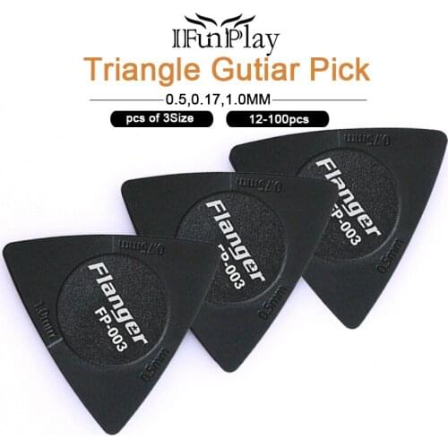 100pcs Multifunction Triangle Guitar Picks Three Thickness in one 0.5mm 0.75mm 1.0mm Mediator Guitarra Plectrum Guitar accessory