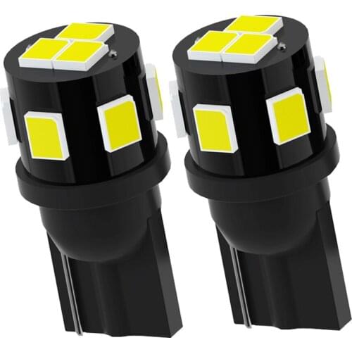 10X T10 W5W New Super Bright LED Car Parking Lights WY5W 168 501 2825 Auto Wedge Turn Side Bulbs Car Interior Reading Dome Lamp