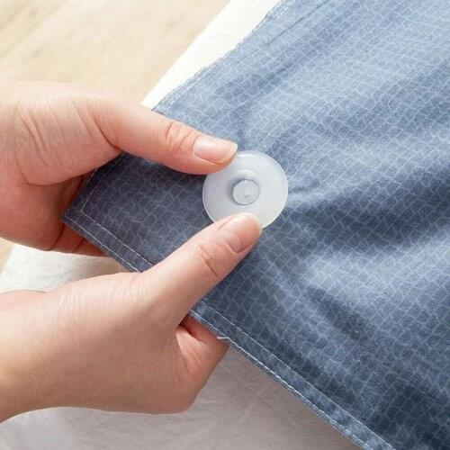 4pcs Quilt Quilt Quilt Holder Portable Blanket Sheet Fitting Plastic Fastener Clip Duvet Applicable Bed Sheet Fixing