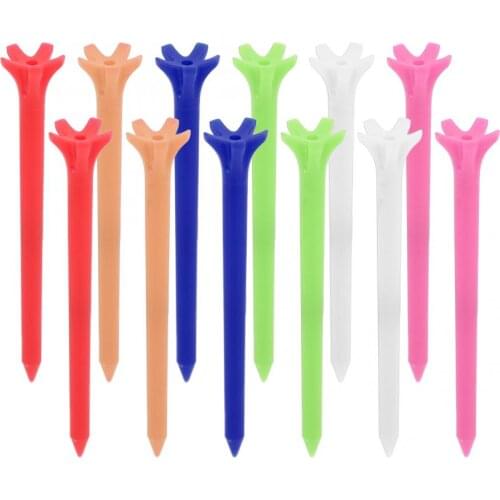 50pcs Portable 70mm Plastic Durable Tees Ball Holder with Five Claws Prong Training Tool Accessory
