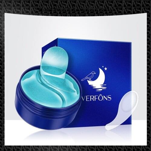 60Pcs Ocean Birds Nest Eye Mask Moisturizer Hyaluronic Acid Eye Patches Firming Reducing Fine Eye Line Pad Korean Cosmetics