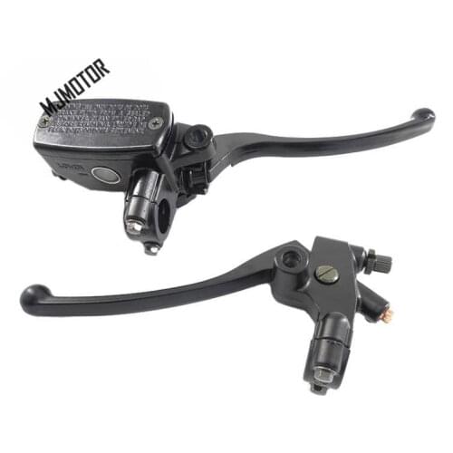 2models Black Hydraulic Brake Handle and brake Drum handle for Chinese Scooter QJ Keeway Honda Yamaha Motorcycle CNC ATV Part