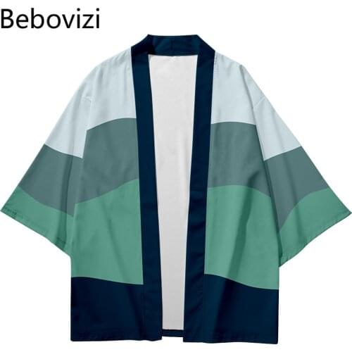 Cardigan Cosplay Haori Yukata Harajuku Tops Robe Clothes Plus Size 4XL 5XL 6XL Beach Japanese Style Kimono Streetwear Men Women