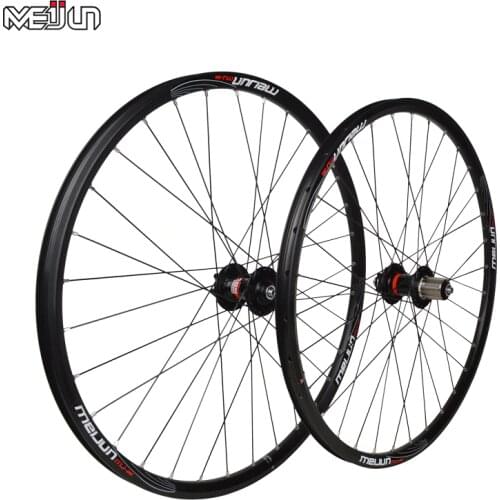 MEIJUN 26'' inch 32 Holes MTB Mountain Bikes Road Bicycles Disc Brake Wheel Hubs Rim knife circle Wheelset Parts