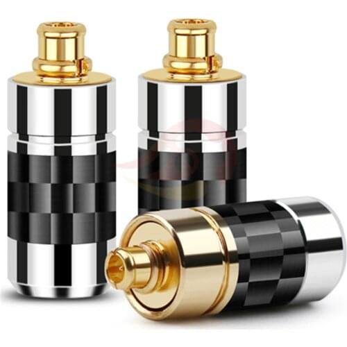 MMCX Earphone Pin Audio Jack Upgrade Wire Connector Gold Plated Adapter For SE215 SE315 SE425 SE535 SE846 W60 HiFi Headphone