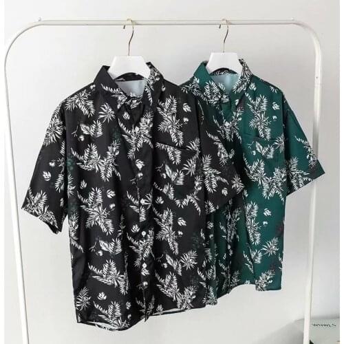 High Quality Full Printed Tropical Shirts Men Summer Hawaii Style Mens Shirts Beach Shirts for Man Mens Shirts Short Sleeve