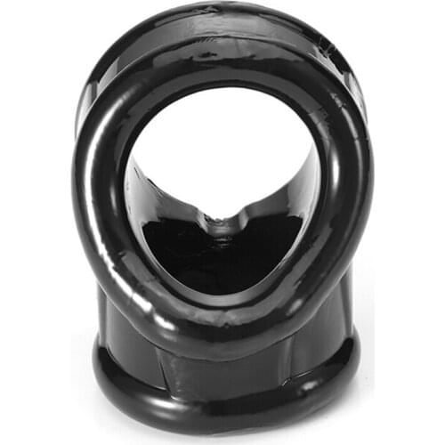 2 Pcs Delay Penes Massage Male Chastity Device Scrotum Bag Silicone Sleeve Cock Cage Adult Toys For Men