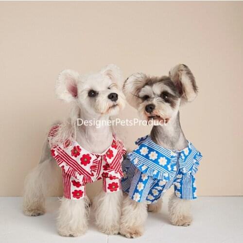 Dog Clothes Dog Shirts for Small Dogs Puppy Clothes Luxury Dog Clothes Dog Shirts for Dogs Shirt for Cat Pet Flower Shirt